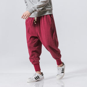 Basic casual solid harem pants