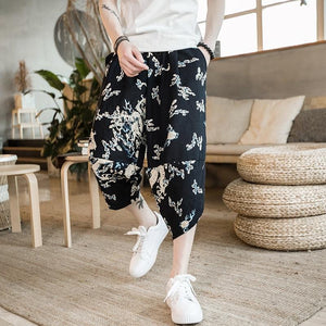 Eastern mosaic harem pants