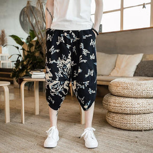 Eastern mosaic harem pants