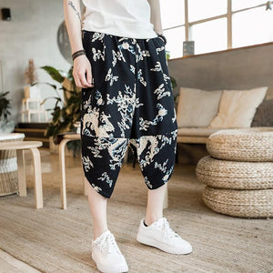 Eastern mosaic harem pants