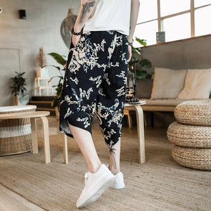 Eastern mosaic harem pants