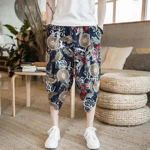 Eastern mosaic harem pants