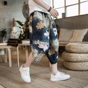 Eastern mosaic harem pants