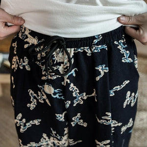 Eastern mosaic harem pants