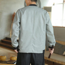 Load image into Gallery viewer, Solid stealth Tang Dynasty jacket