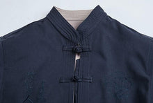 Load image into Gallery viewer, Shadow kanji Tang Dynasty jacket