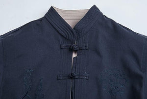 Shadow kanji Tang Dynasty jacket