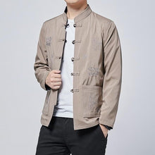 Load image into Gallery viewer, Shadow kanji Tang Dynasty jacket