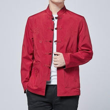 Load image into Gallery viewer, Shadow kanji Tang Dynasty jacket