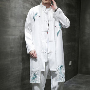 Sansui long trench coat