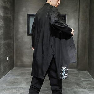 Sansui long trench coat