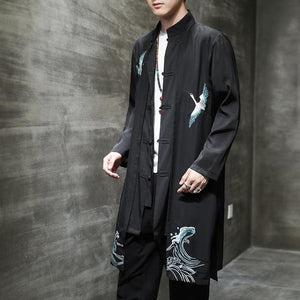 Sansui long trench coat