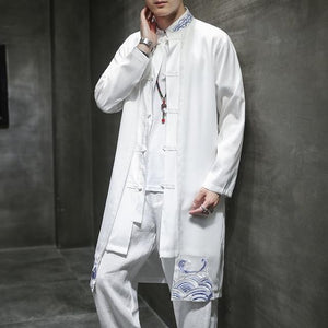 Sansui long trench coat