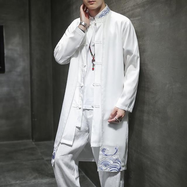 Sansui long trench coat