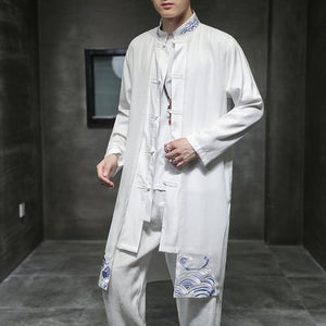 Sansui long trench coat