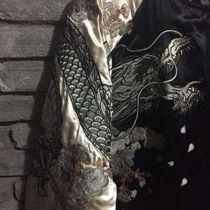 Hyper premium phoenix dragon embroidery sukajan jacket