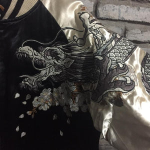 Hyper premium phoenix dragon embroidery sukajan jacket