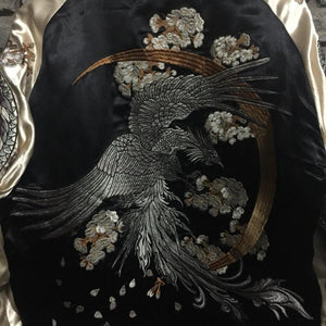 Hyper premium phoenix dragon embroidery sukajan jacket