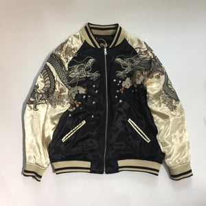 Hyper premium phoenix dragon embroidery sukajan jacket