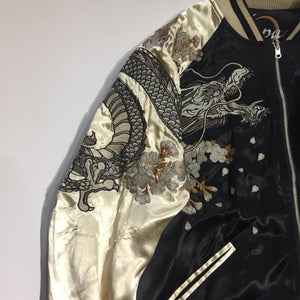 Hyper premium phoenix dragon embroidery sukajan jacket