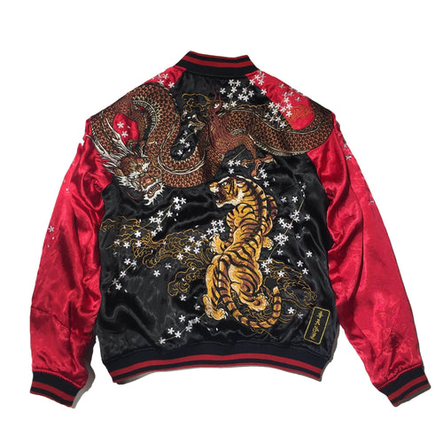 Hyper premium tiger claw fire dragon sukajan jacket