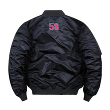 Load image into Gallery viewer, Motor racing inspired bomber jacket
