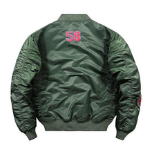 Load image into Gallery viewer, Motor racing inspired bomber jacket
