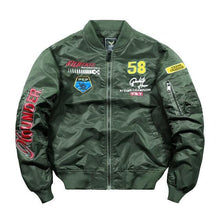 Load image into Gallery viewer, Motor racing inspired bomber jacket
