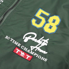 Load image into Gallery viewer, Motor racing inspired bomber jacket
