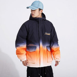 Worried face thermal jacket