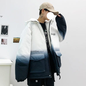 Worried face thermal jacket