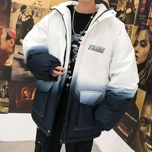 Worried face thermal jacket