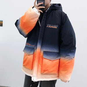 Worried face thermal jacket