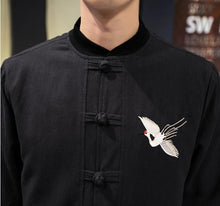 Load image into Gallery viewer, Vivid crane Tang Dynasty jacket