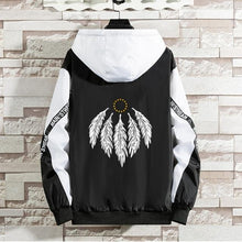 Load image into Gallery viewer, 2 color oni scratch feather lit windbreaker