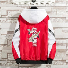 Load image into Gallery viewer, 2 color oni scratch feather lit windbreaker
