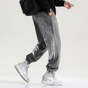 Angel wings street jogger pants