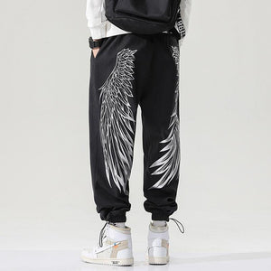 Angel wings street jogger pants