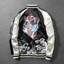 Load image into Gallery viewer, Premium 2 sided carp X  dragon sukajan jacket