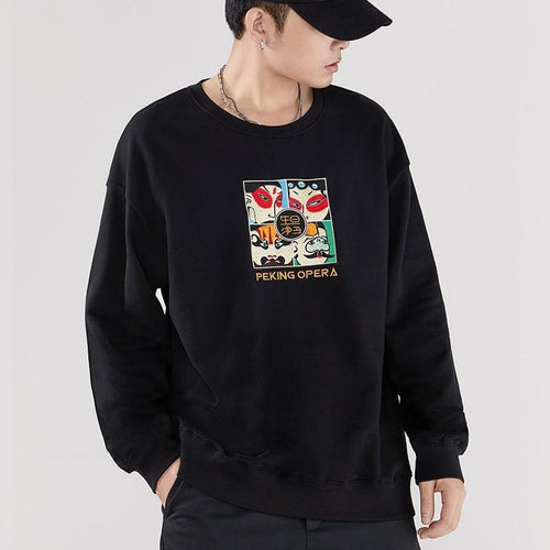 Peking opera sweatshirt