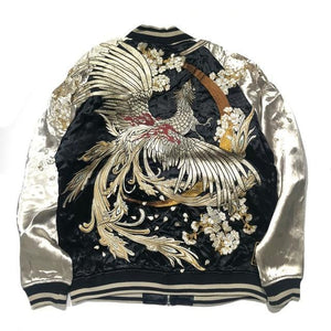 Hyper premium rising phoenix eastern tiger sukajan jacket