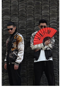 Hyper premium rising phoenix eastern tiger sukajan jacket