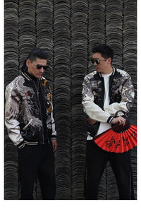 Hyper premium rising phoenix eastern tiger sukajan jacket