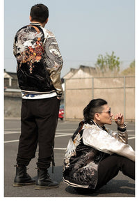 Hyper premium rising phoenix eastern tiger sukajan jacket