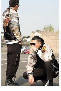 Hyper premium rising phoenix eastern tiger sukajan jacket