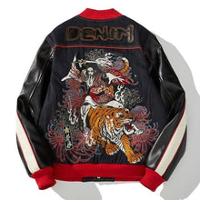 Load image into Gallery viewer, Premium &quot;Denim&quot; Sukajan baseball embroidery jacket