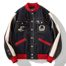 Load image into Gallery viewer, Premium &quot;Denim&quot; Sukajan baseball embroidery jacket