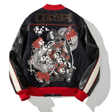 Load image into Gallery viewer, Premium &quot;Denim&quot; Sukajan baseball embroidery jacket