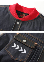 Load image into Gallery viewer, Premium &quot;Denim&quot; Sukajan baseball embroidery jacket