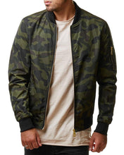 Load image into Gallery viewer, Camo lit bomber jacket